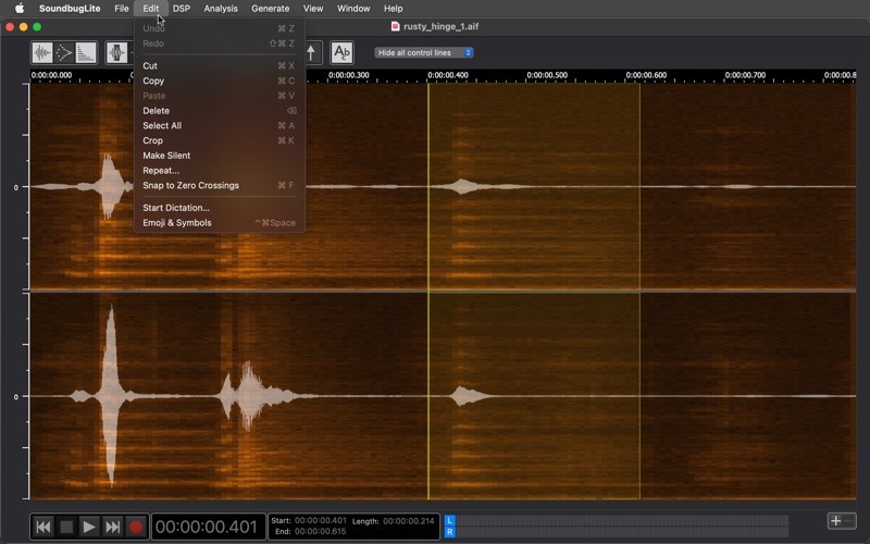 Screenshot #1 pour Soundbug Lite