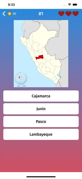 Game screenshot Peru: Regions & Provinces Quiz apk
