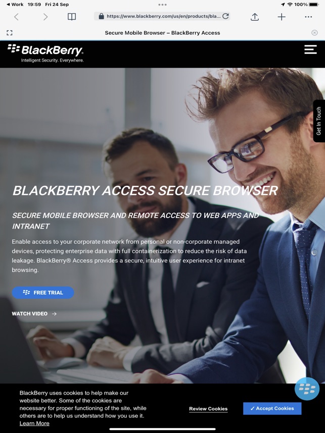 BlackBerry Access im App Store