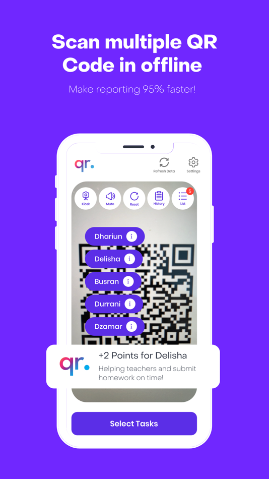 #2. STUDENTQR POINTS for Educator (iOS) 由: Virtuocity Systems Sdn Bhd