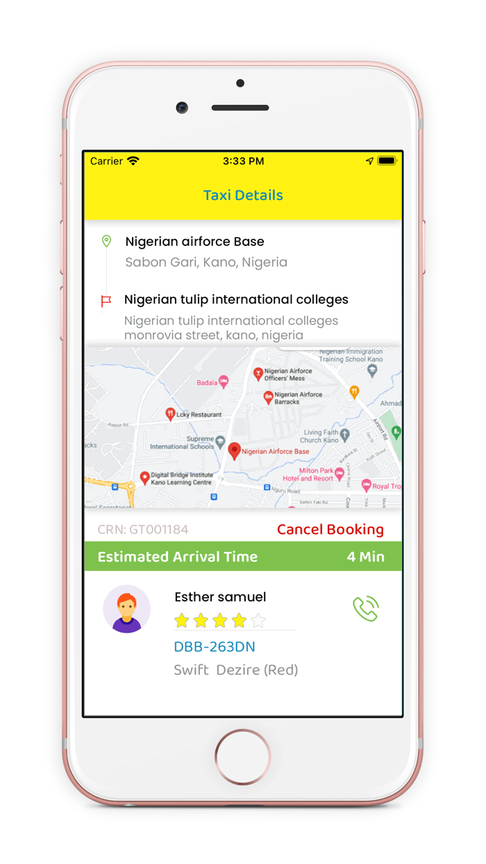 Global Taxi Customer