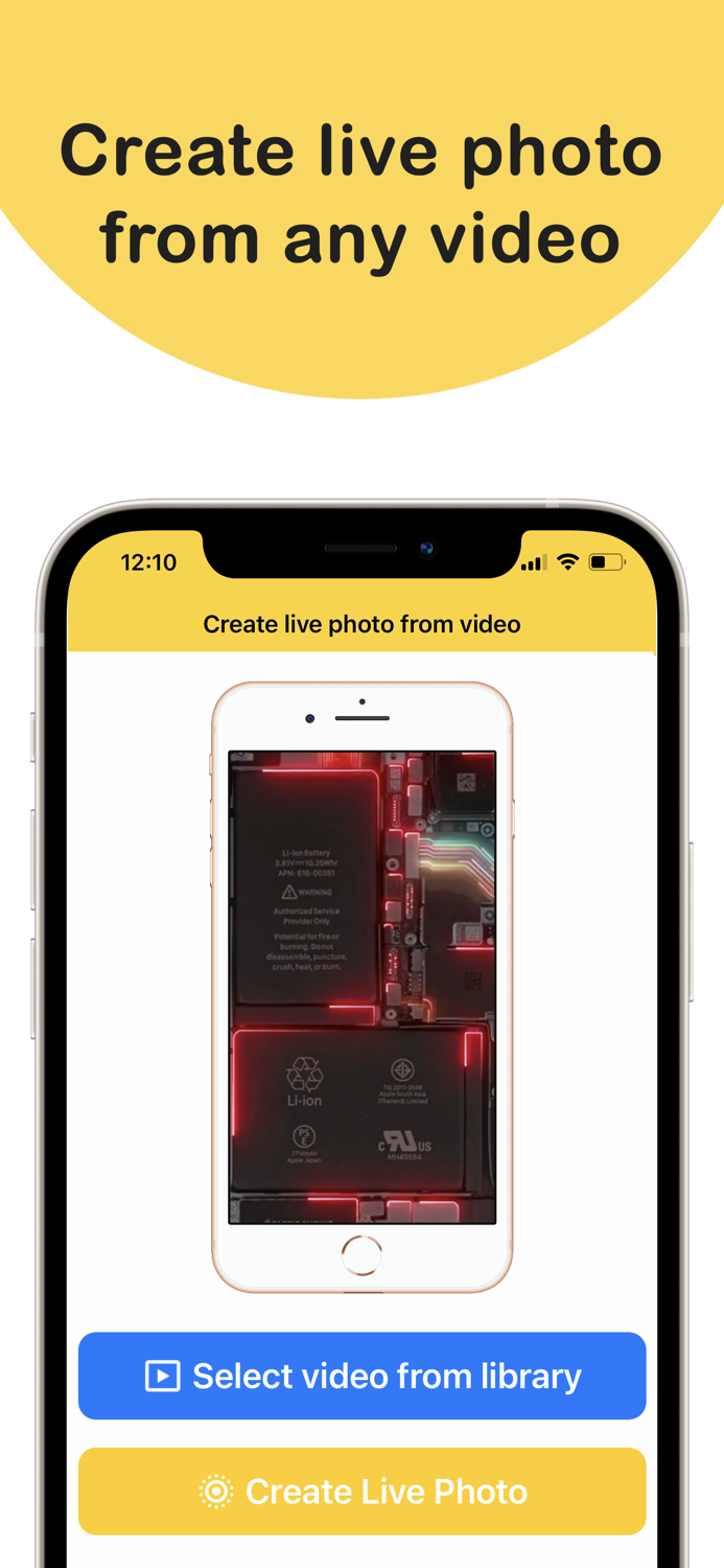 Live wallpapers from video