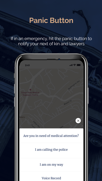 Screenshot #3 pour Panic Button by LAWYERPP