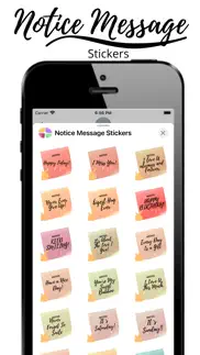 notice message stickers iphone screenshot 3