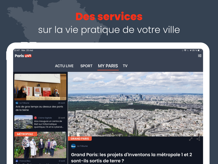 Paris Live  Actu and Sport