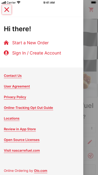 NASCAR Refuel Ordering Screenshot