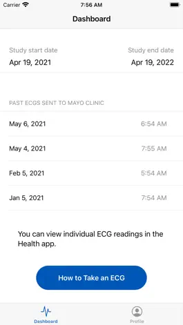 Game screenshot Mayo Clinic ECG Study apk