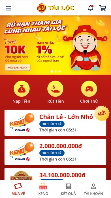 Tài Lộc - Mua hộ Vietlott Screenshot