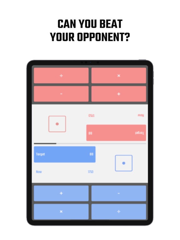 Screenshot #4 pour Math Game - 2 players game