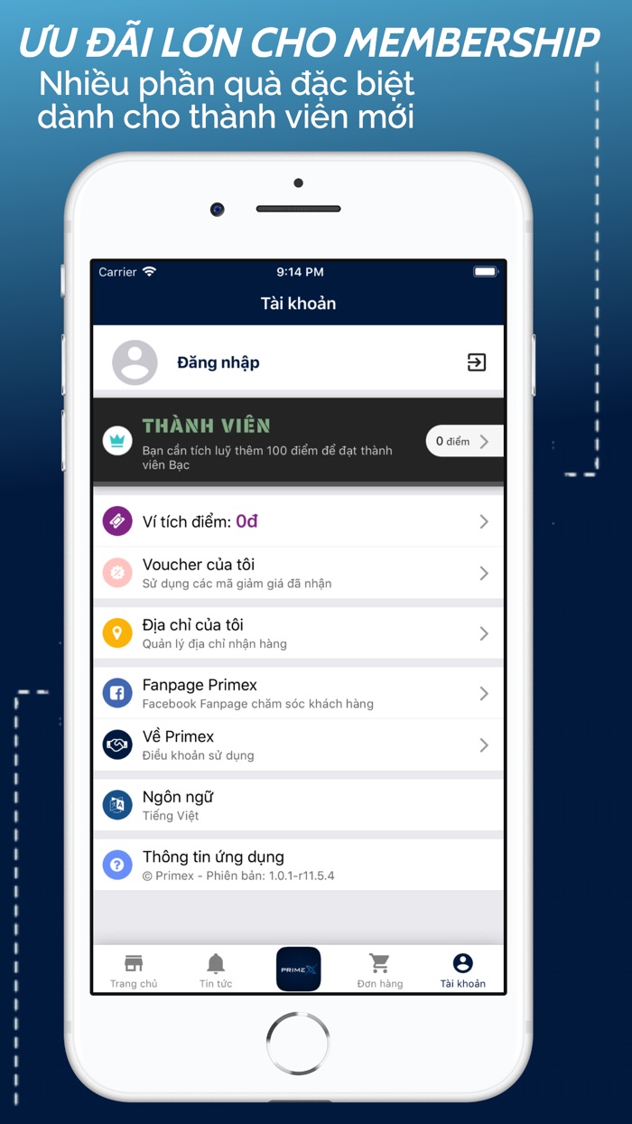 Primex - Hàng Úc chính ngạch