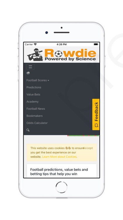 Rowdie: Football predictions
