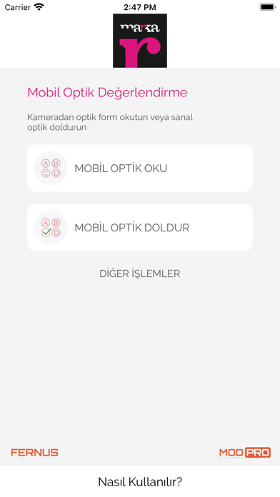 Screenshot #1 pour Marka Optik Okuma
