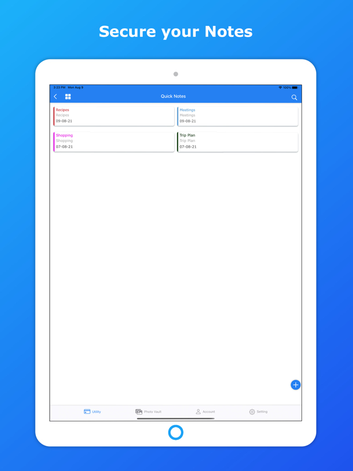 Password Manager - Photo Vault