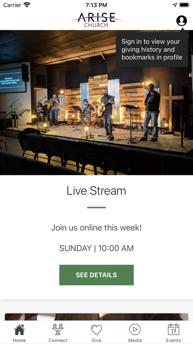 Arise Church SF Screenshot