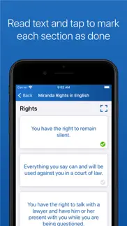 miranda rights iphone screenshot 3