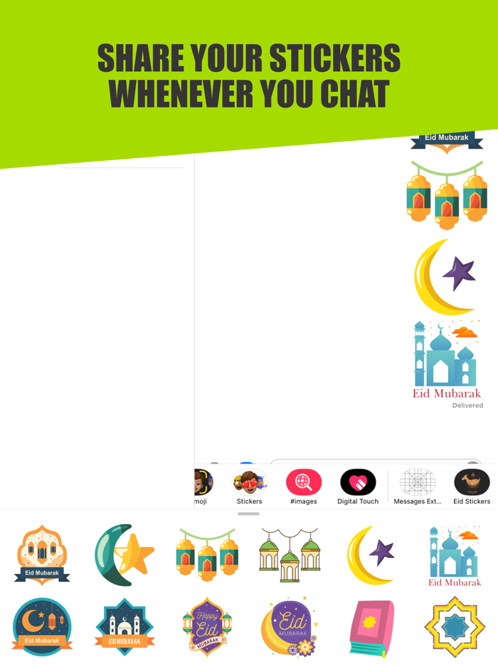 Eid Mubarak Stickers