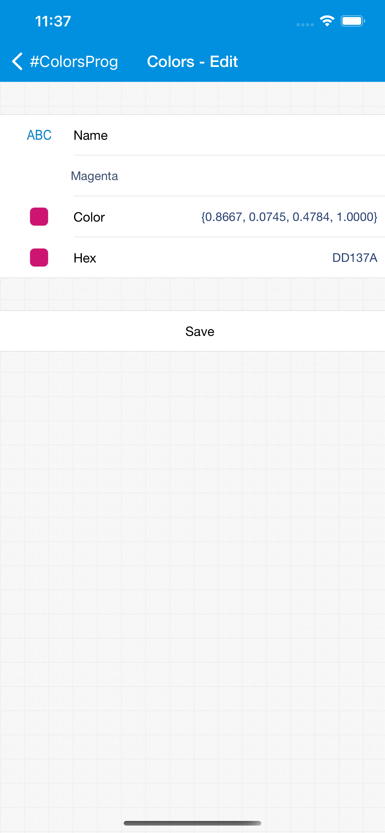 ColorsProg - Colors Manager
