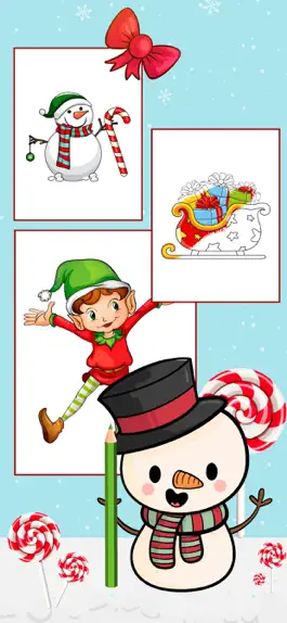 Game screenshot - Christmas Coloring Pages hack