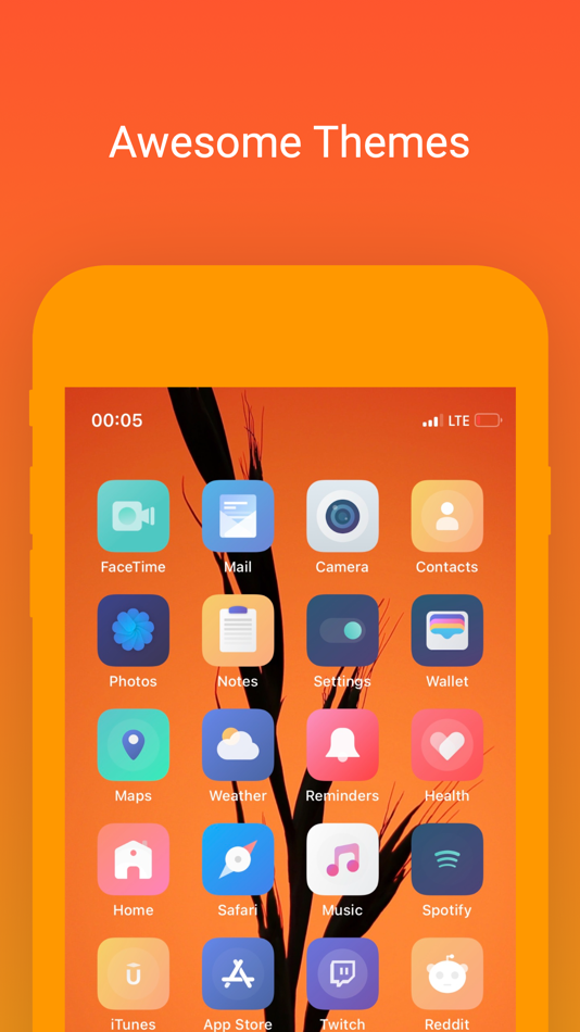 #1. iTheme: Theme & Icon (iOS) 由: Oguzhan YILMAZ