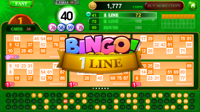 Bingo Solo 90  90 Ball Bingo