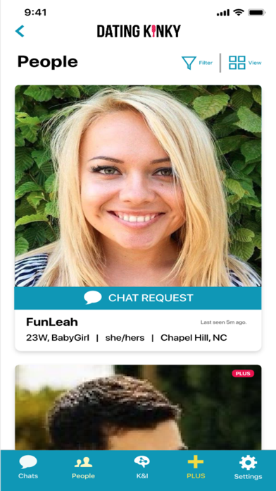 Dating Kinky Messenger Screenshot