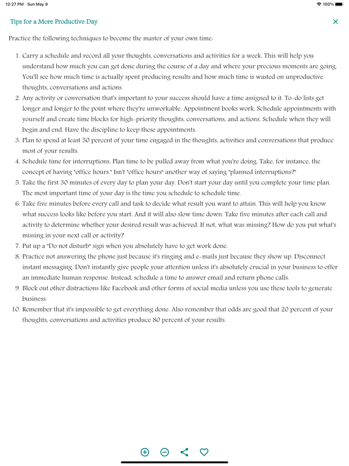 Tips for Time Management