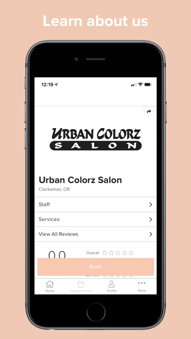 Urban Colorz Salon Screenshot