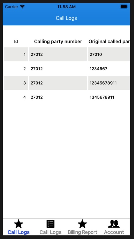 #2. Call Logs and Billing (iOS) 由: Silicon Mind