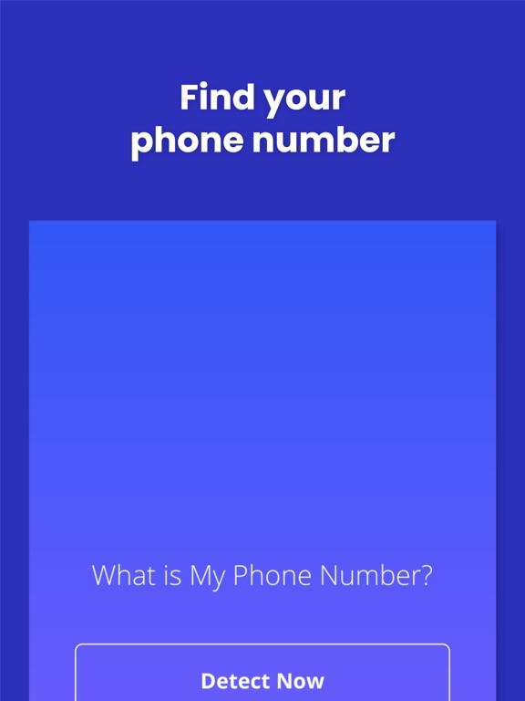 What is my phone number iPad screenshot 1 - Utilities app