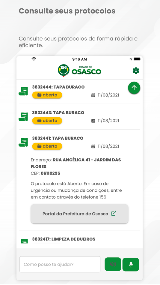 #3. Assistente Virtual 156 Osasco (iOS) 由: PMO - Prefeitura Municipal de Osasco