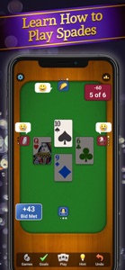 Spades: Card Game+ screenshot #2 for iPhone