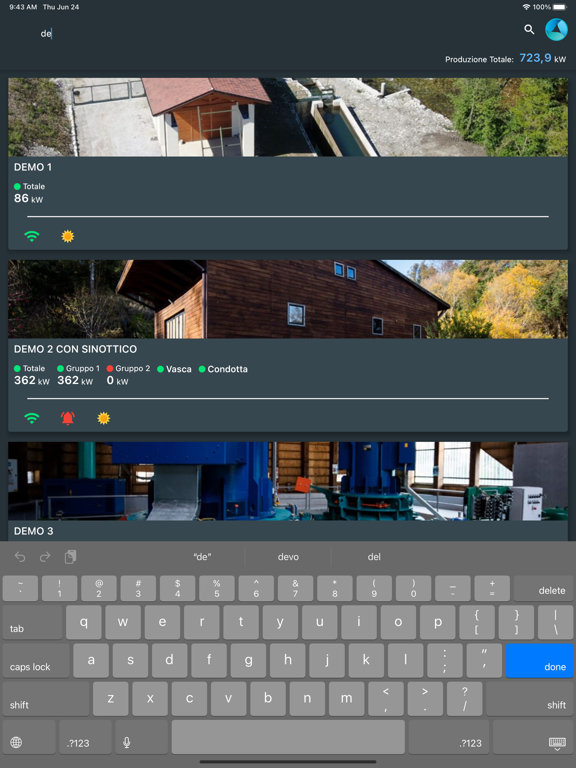 Centrali SCOTTA iPad screenshot