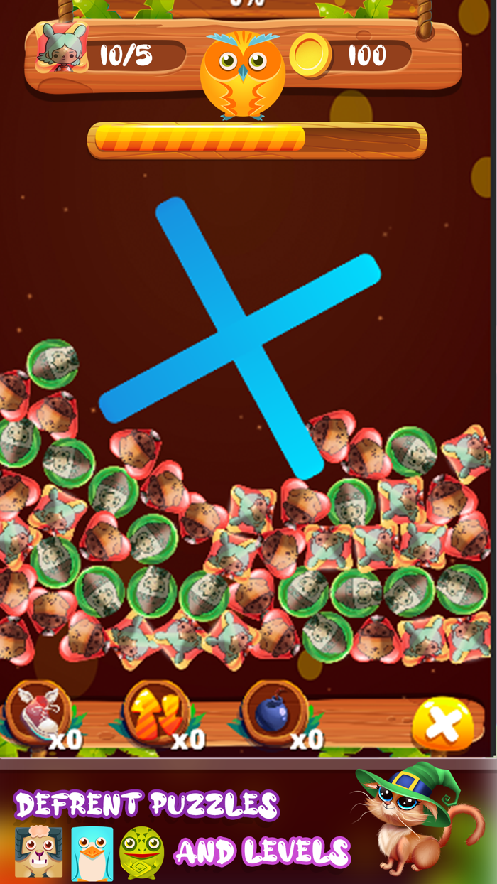 Sweet Witch Magic Blast Puzzle