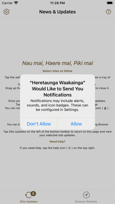 Heretaunga Waakainga Screenshot