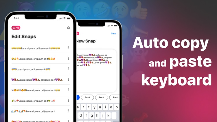 Auto Copy and Paste keyboard +