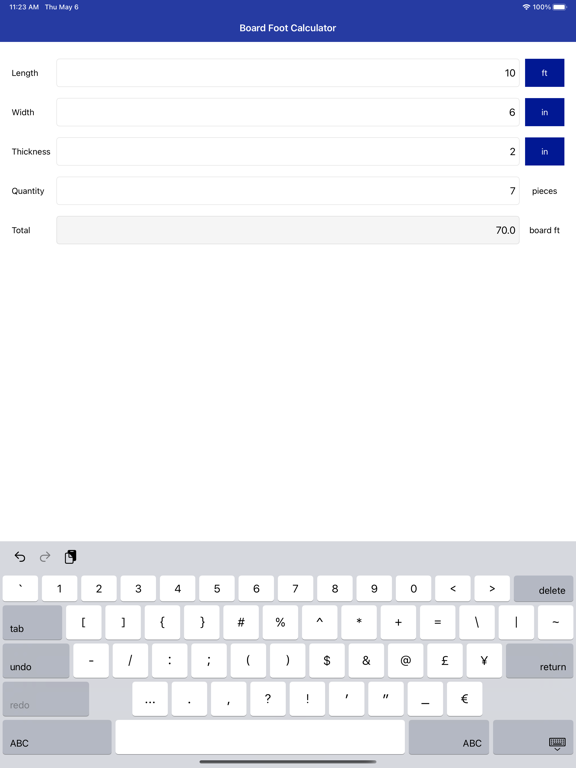 Screenshot #6 pour Board Foot Calculator Pro