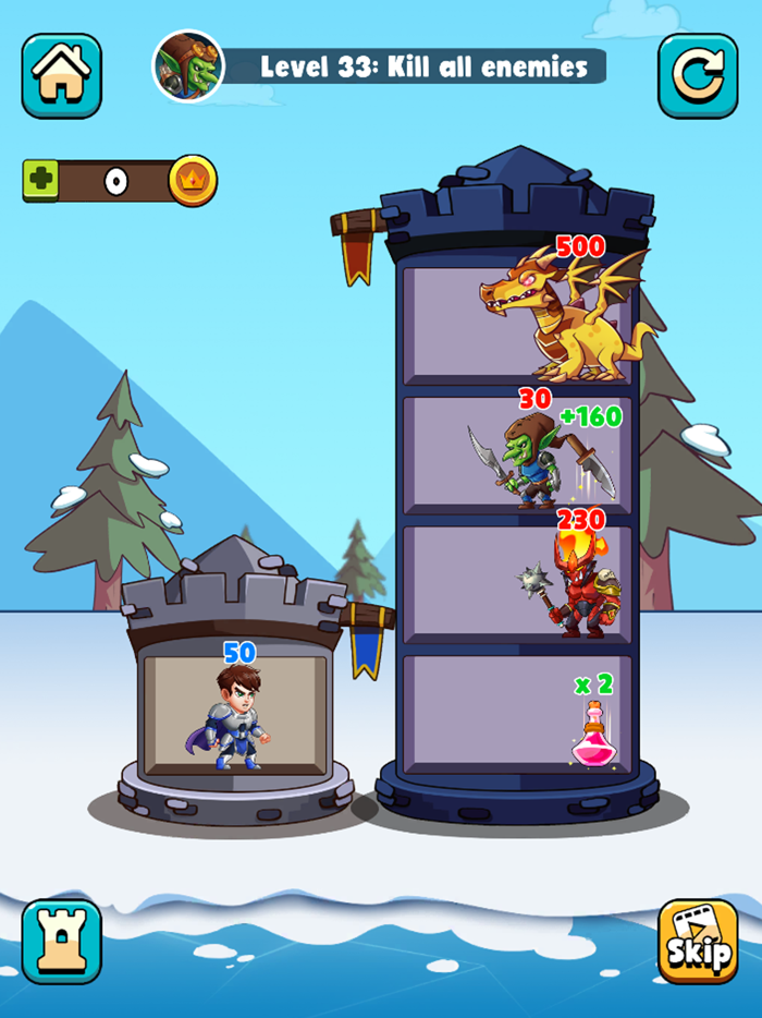 Hero Tower War - Merge Puzzle