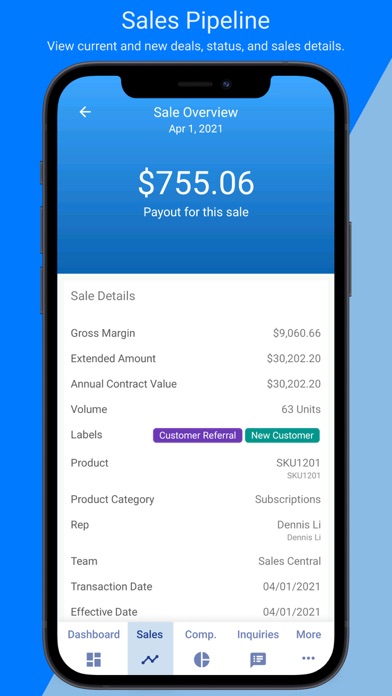 SalesVista Screenshot