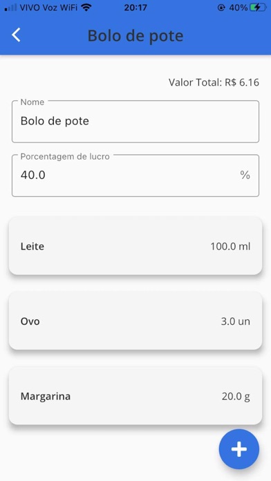 Confeitaria e Doceria Receitas Screenshot