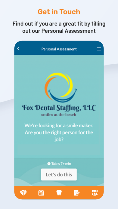 Fox Dental Staffing Screenshot