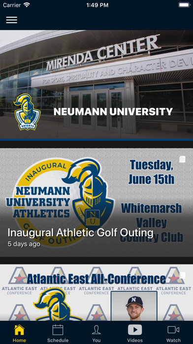 Neumann Athletics Screenshot