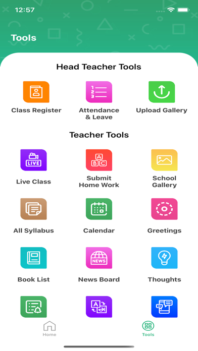 Revo Teacher App Screenshot