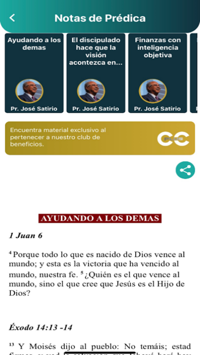 Centro cristiano Screenshot