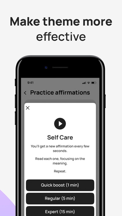 Daily Affirmations - self care screenshot-3