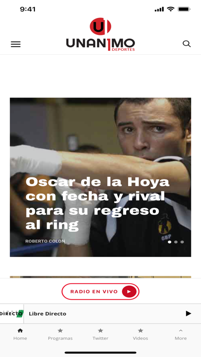 Unanimo Deportes Screenshot