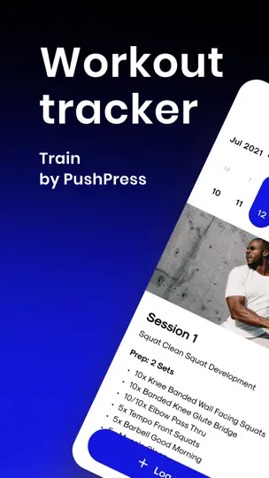 Screenshot von Train By PushPress auf dem iPhone 1