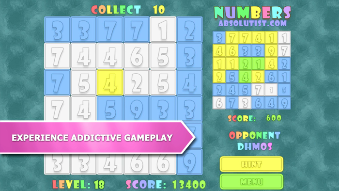 Numbers Logic Puzzle Game