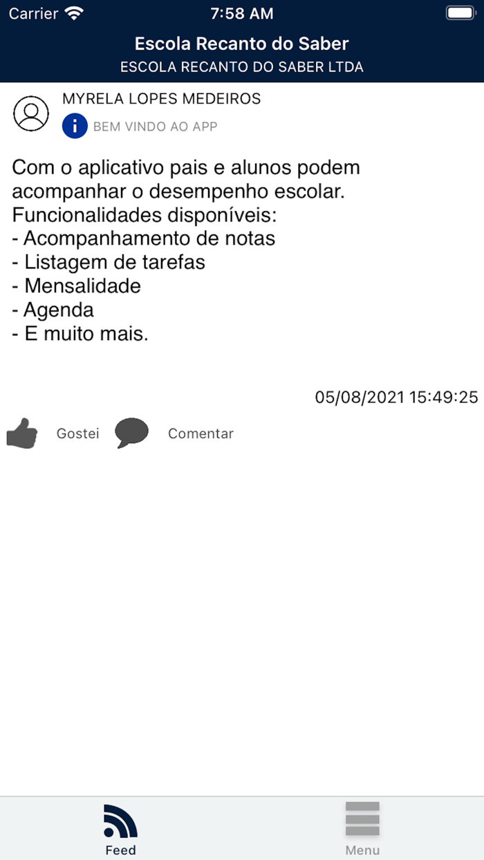 Escola Recanto do Saber