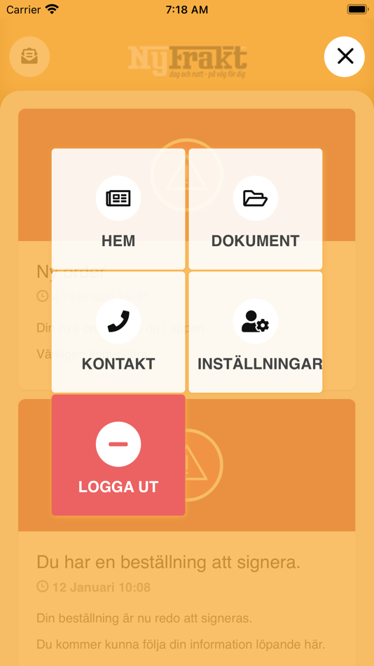 #1. Nyfrakt i Sverige AB (iOS) Podle: Roxx Communication Group