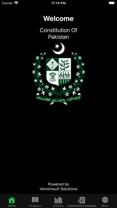 Constitution of Pakistan 1973 Screenshot